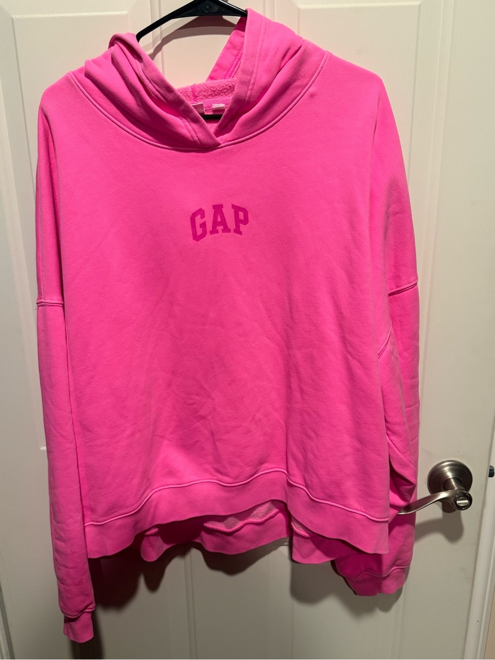 GAP Hot Pink Crewneck Hoodie